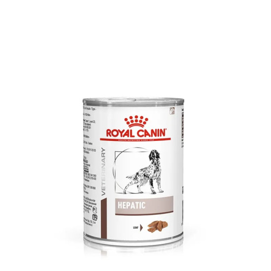 Royal Canin Veterinary Hepatic Dog Mousse – Hrană Umedă Dietetică pentru Câini cu Afecțiuni Hepatice, 420 g